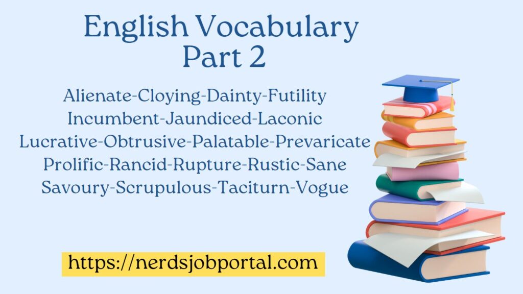 English Vocabulary Part 2