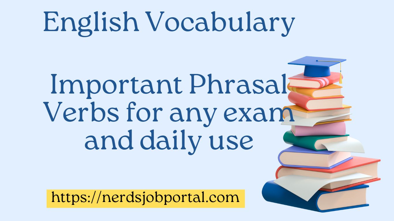 What are the phrasal verbs of work and their meanings? - Quora